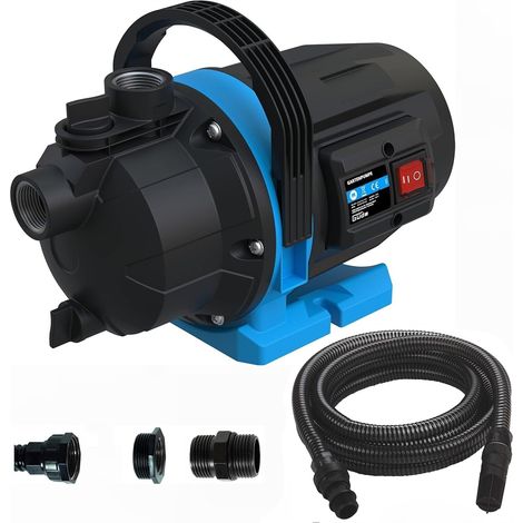 Güde Gartenpumpe GP 600 W, 3200 l/h, Jet-Pumpe Gartenbewässerung, Saugschlauch (1/5)