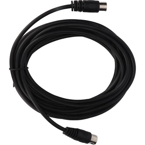 Câble adaptateur audio DIN 8 broches mâle vers DIN 8 broches mâle, flexible et haute précision, 5 m (16,4 pi). (1/4)