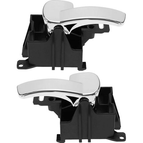 Lot de 2 poignées de porte intérieure de rechange 80670-4X02B 80671-4X02B compatibles avec Nissan Navara D40 2005-2013 Compatible avec Pathfinder R51 2005-2013 (1/5)