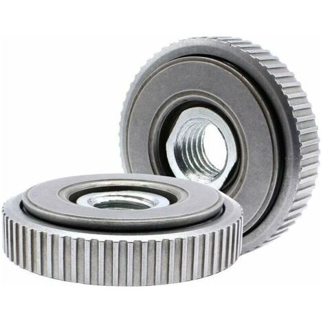 Ecrous à dégagement rapide SDS Clic M14 pour meuleuses d'angle AEG, Black & Decker, Dewalt, Flex, Hitachi, Metabo, Makit Lot de 2 (1/5)
