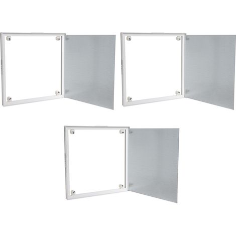 Trappe de Visite à Carreler Semin - 400 mm x 400 mm - Accès sous Baignoire et Pièces Humides (lot de 3) (1/4)