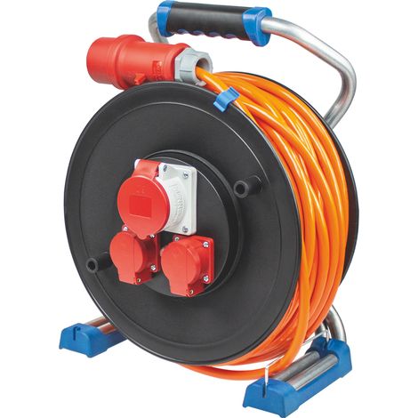 CEE Kunststoffkabeltrommel 25m H07BQ-F 5G2,5 IP44