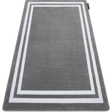 Carpet HAMPTON Frame grey grey 200x290 cm