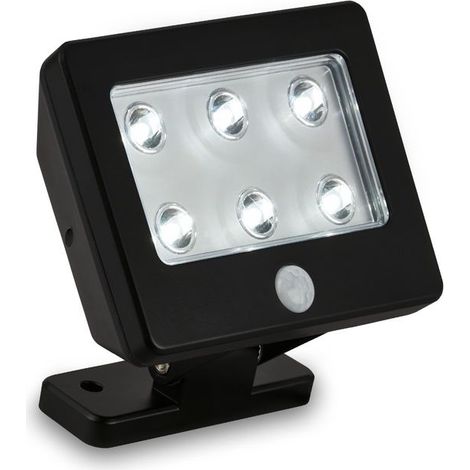 Briloner Leuchten KOLLIG - Strahler - 2276065 - inkl. Bewegungsmelder - Hell-/Dunkelsensor - Erfassungsbereich 3 m - Batterien inkl. - x 12 x 9 cm