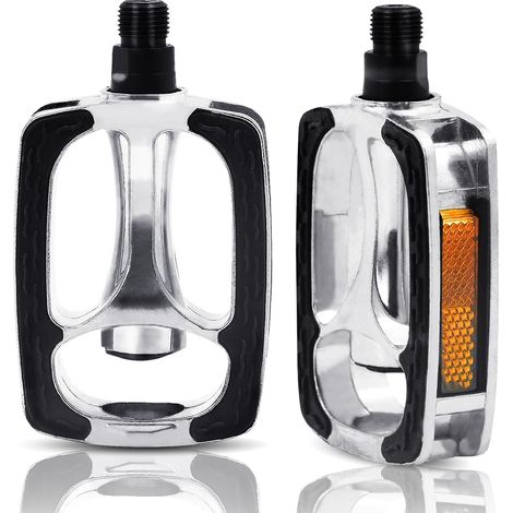 Pedales antideslizantes para bicicletas de turismo, equipados con reflectores de alta calidad, compatibles con bicicletas de montaña, bicicletas plegables, bicicletas de carretera y bicicletas eléctri (1/5)
