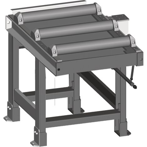 metallkraft Rollenbahn 1000 x 600 mm 2500 kg/m