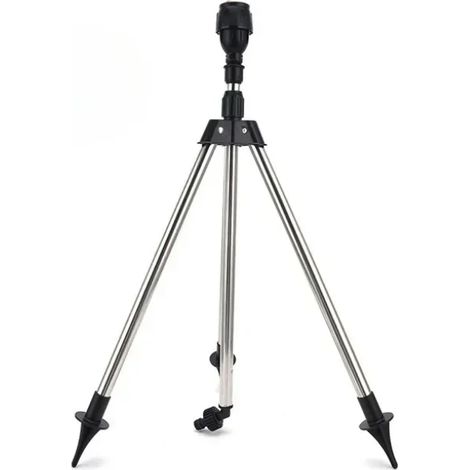(A)360 Arroseur rotatif sur trépied pour pelouse et jardin, matériel d'irrigation, support télescopique, tête d'arrosage sur trépied (1/5)
