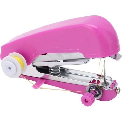 Mini Machine à Coudre Manuelle, Machine à Coudre Portable de Poche Mini Machine à Coudre Manuelle Légère Violette pour Voyage à Domicile Légère, Pour Voyage, Pour Domicile (1/5)