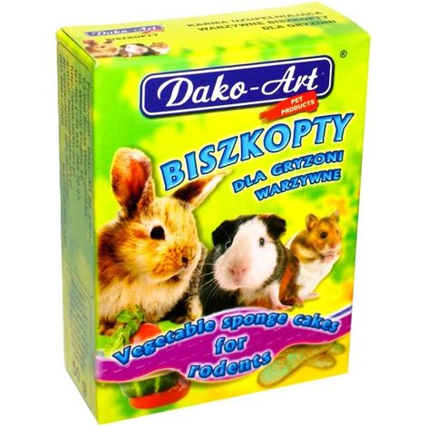 Dako-Art Dolcetti per roditori Biscotti - Biscotti vegetali 50g