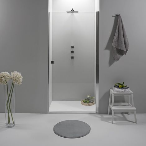 PORTA DOCCIA NICCHIA ELITE 100 CM BATTENTE TRASPARENTE (1/5)