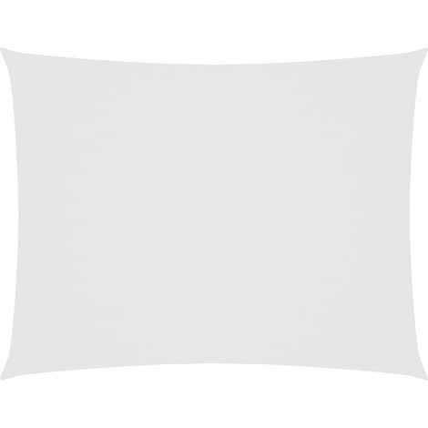 Maison Exclusive - Sonnensegel Oxford-Gewebe Rechteckig 6x7 m Wei (1/5)