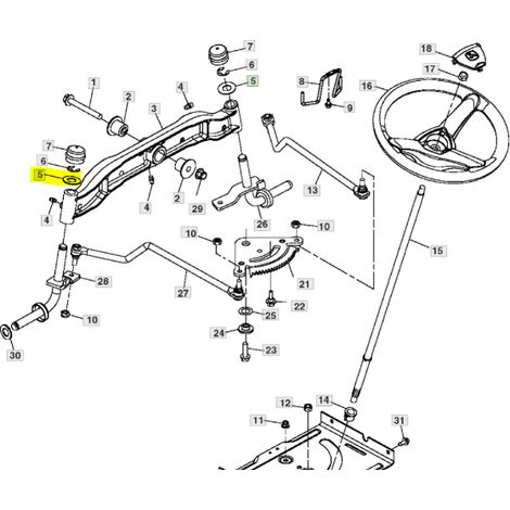 Rondella di spinta D105 John Deere M123254