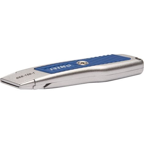 CUTTER DE SEGURIDAD AUTORETRÁCTIL CON CUCHILLA TRAPEZOIDAL 668-150-1 IRIMO (1/2)