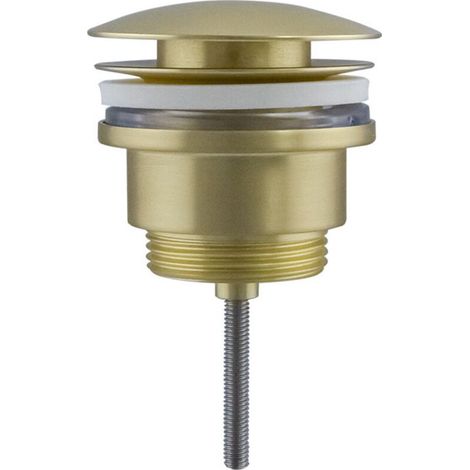 Bouchon de vidange universel REA GOLD à clic-clac pour lavabos - bronze brossé mat (1/3)