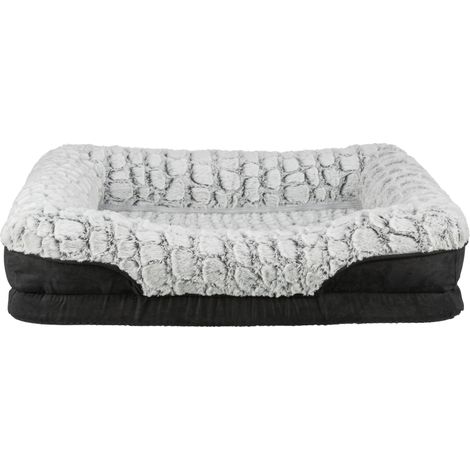 Panier orthopédique pour chien Vital Lino – Noir/gris – 70 × 55 cm (1/5)