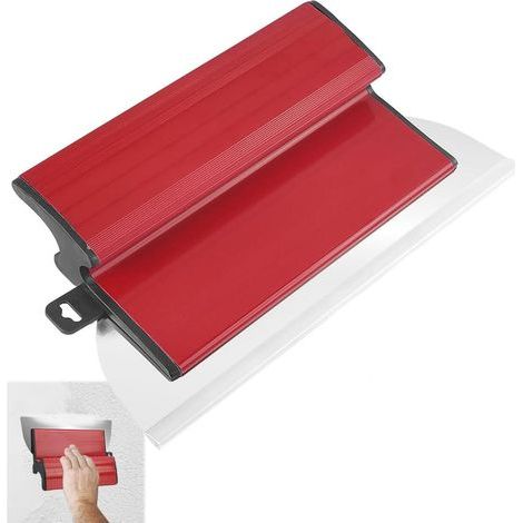 Lame d'écrémage pour cloison sèche, 25 cm, avec lame en acier inoxydable de 0,35 mm, couteau semi-flexible (1/5)