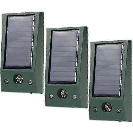 Nouveau répulsif à oiseaux électronique ultrasonique à énergie solaire, étanche, anti-pigeons (1/5)