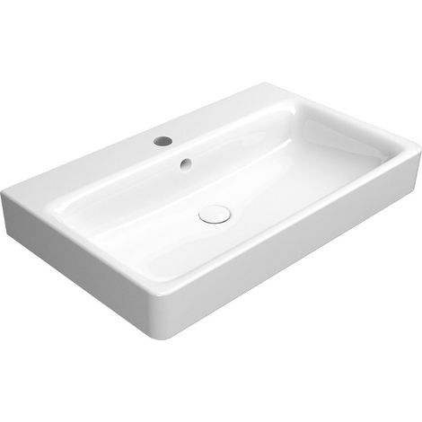 Sapho Sand - Lavabo céramique 80x50 cm, blanc 9022111 (1/4)