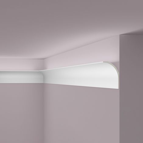 Cornisa NMC AD23 ARSTYL Noel Marquet Moldura decorativa Perfil de estuco Luz indirecta diseño moderno blanco 2 m