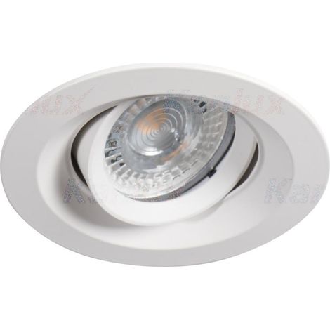 Faretto incasso soffitto Kanlux COLIE bianco GU10 orientabile