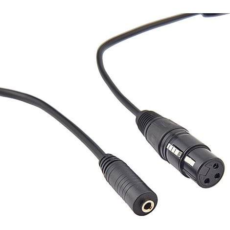 3-poliges XLR-Buchse-auf-3,5-mm-Klinkenbuchse-Kabel, zweikanaliger 3-poliger XLR-Buchsenanschluss für Mikrofon/Lautsprecher (1/5)