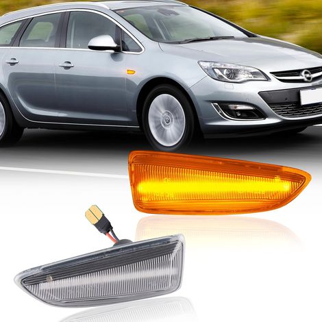 LED Clignotant Latéral, 2 Pièces LED Feux Latéraux avec Canbus Sans Erreur pour Astra J Astra K Zafira C Insignia B (1/5)
