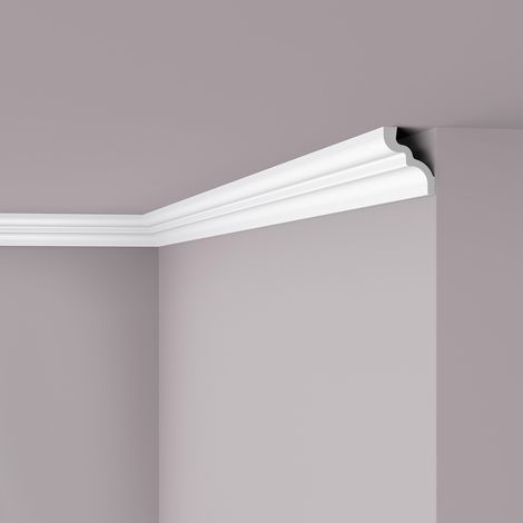 Eckleiste NMC C NOMASTYL Noel Marquet Zierleiste Stuckleiste Modernes Design weiß 2 m