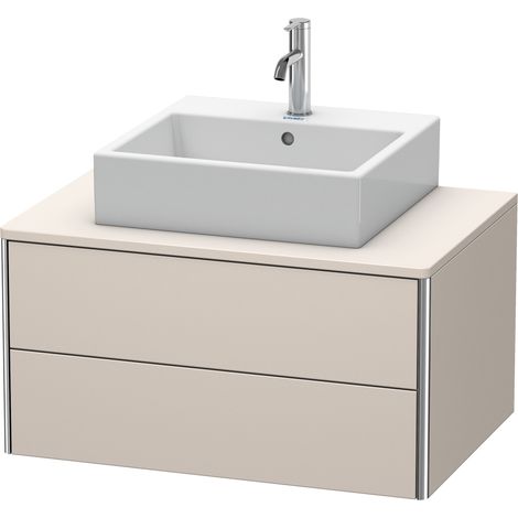 Lavabo consola Duravit XSquare, suspendido, 2 cajones,