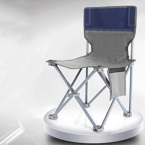 tabouret Pliant Argent 1 Pice Portable Camping,mini Chaise Pliante Tabouret De Fauteuil Pliant Chaise D'extrieur Pliante,pche Camp Voyage Randonne (1/3)