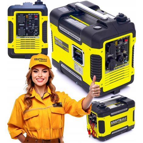 Generatore inverter portatile 1900W 2x230V AVR+ in rame silenzioso (1/5)