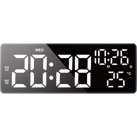 LED display digital clock with alarm, timer, date and temperature function for modern decoration (1/4)