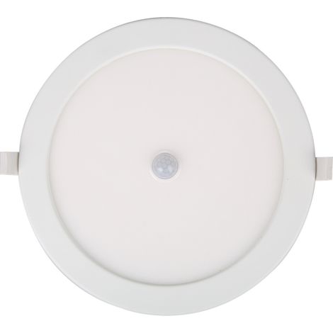 Faretto Led slim da incasso 24W Rotondo Cornice bianca Apertura 120 gradi Bianco freddo 6000K con sensore di movimento Aigostar