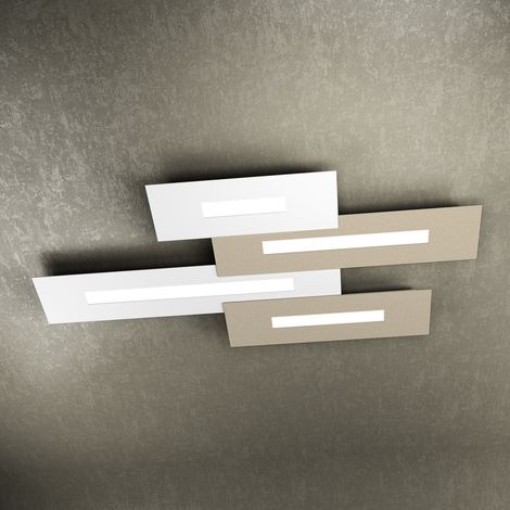 WALLY WALLY APPLIQUE PLAFONIERA 4 LUCI ATTACCO 2G11(COMPOSTO DA 1138 40-BI+1138 50-SA+1138 60-SA+1138 70-BI) (1/3)
