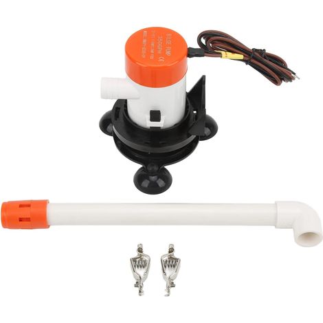 Pompe Aérateur Submersible, use de Fond Portable, 350GPH 12V, pour Bateau Marin,Pièces de rechange pour bateaux,yachts (1/5)