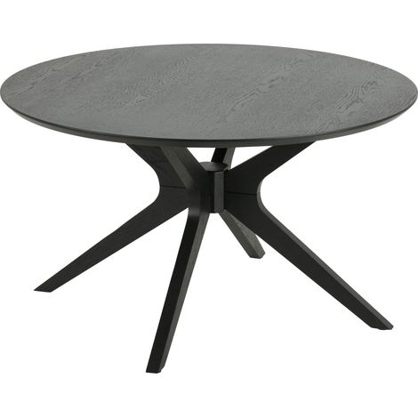 Table basse ronde avec structure en bois DUNE (1/4)