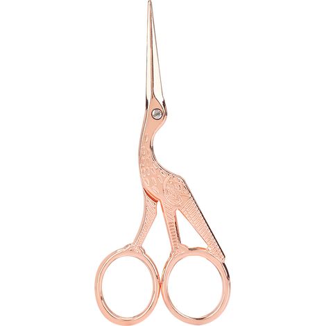 Ciseaux de couture vintage en acier inoxydable, coupe classique pour DIY artisanat. (1/5)
