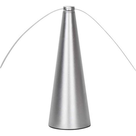 Ventilateur anti-mouches portable, anti-moustiques, empêche les insectes d'entrer, idéal pour le jardin, le camping et les repas en plein air (argenté) (1/5)