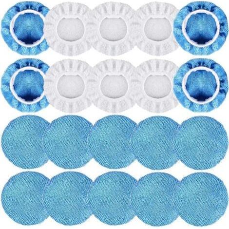 20 capuchons de polissage 125 mm-150 mm Capuchon de polissage élastique pour polisseuse automobile (1/5)