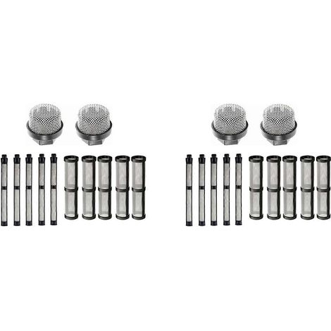 Lot de 2 filtres pour pulvérisateurs sans air Graco 390, 395, 490, 495, 595 et 3400 (références 246385, 246384 et 287032). (1/5)