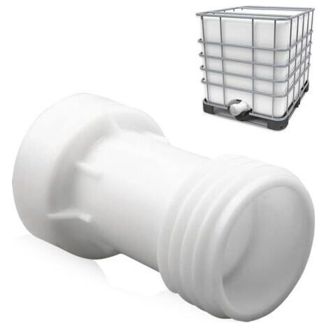 IBC Accessoire de Réservoir, Adaptateur IBC s60 x 6 Rallonge Entretoise 60mm Vanne Cuve 1000l Plastique Filetage Grossier Droit s60 x 6 Accessoire De Conteneur IBC Raccord Cuve (1/5)