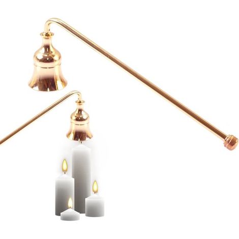 Estintore per candele generico, accessori in metallo rustico per spegnere gli stoppini delle candele, design a orologio, estintore per candele, per casa, bagno, abitazione e inaugurazione della casa,  (1/5)