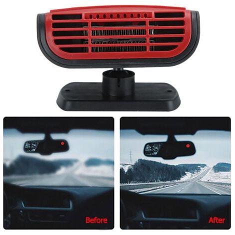 Dégivreur de pare-brise de voiture Portable 150W 12V, ventilateur de chauffage Compact pour utilisation de véhicule (1/5)