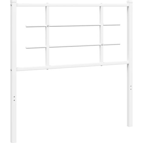 Tête de lit，Panneau décoratif métal blanc 100 cm CFW2393343 (1/5)