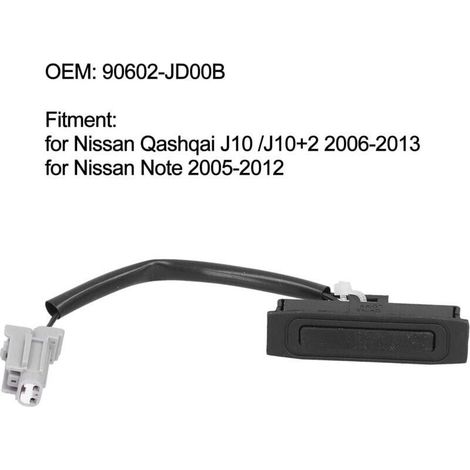 Heckklappenentriegelungsschalter, Ersatzteil für Nissan Qashqai/Note (1/5)