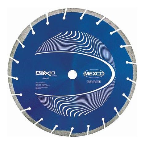 Mexco X10 Grade Diamond Blade 300mm for Asphalt & Concrete (1/3)