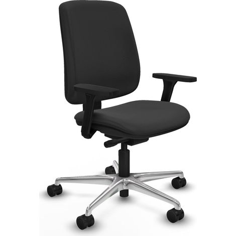 Sedia da ufficio piqueras y crespo Alares nero schiuma imbottita (1/2)