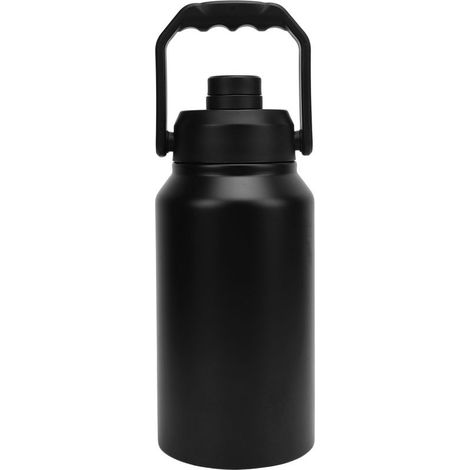 Isolierter 3-Liter-Thermobecher – Großes Fassungsvermögen, hält Getränke 48 Stunden kalt / 24 Stunden warm, mit Griff und breiter Öffnung, aus Edelstahl 316 – Ideal für Sport, Fitnessstudio, Reisen un (1/5)