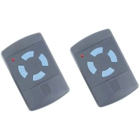 2PACK Télécommande de Garage Sdre HSM4 868 MHz avec 4 Boutons Couleur Bleue Remplacer Les émetteurs Hormann 868 MHz HS4 HSM2 HSP4 868 HS1 868 Tubauto HSM4 868 Tubauto HS4 868Fréquence