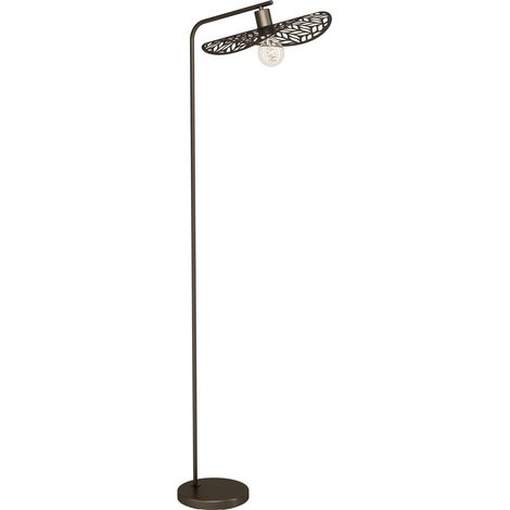 Piantana Industrial Minimal Swaby Acciaio Bronzo 1 Luce E27 Ip20