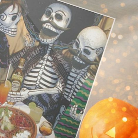 Décoration Halloween Tableau Transparent Motif Effrayant Peinture Acrylique Ornement Fête Saison 14x21cm Pack de 12 CBS719X12 (1/4)